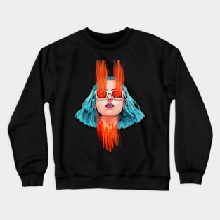 laser eye Crewneck Sweatshirt